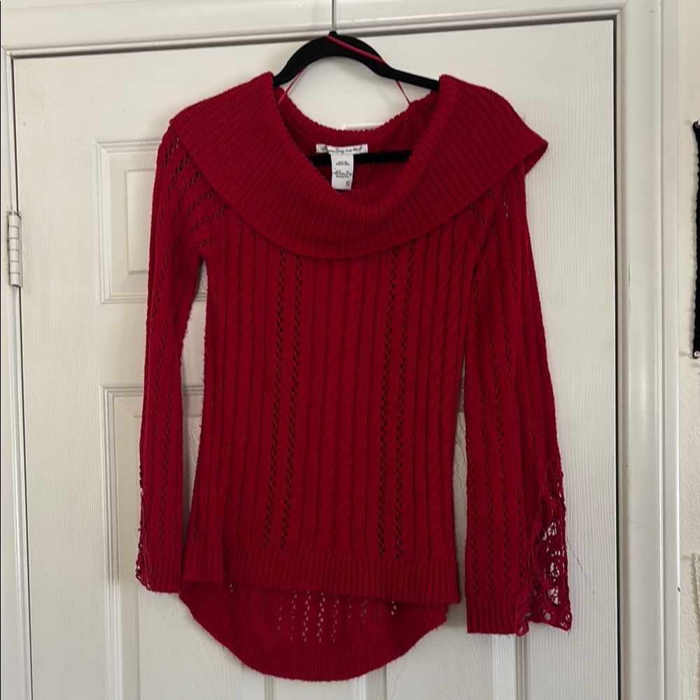 Women's Red Sweater